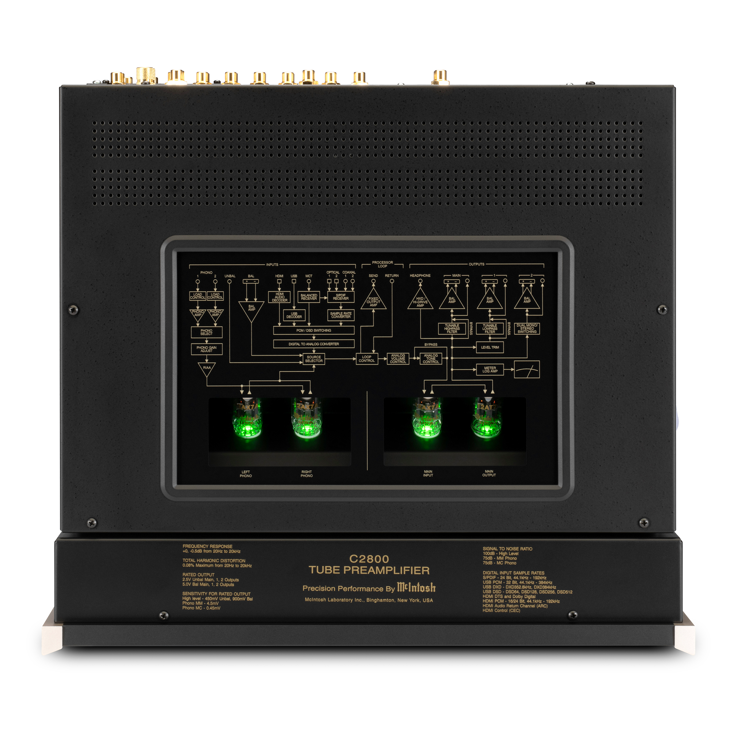 McIntosh C2800 2-Channel Vacuum Tube Preamplifier
