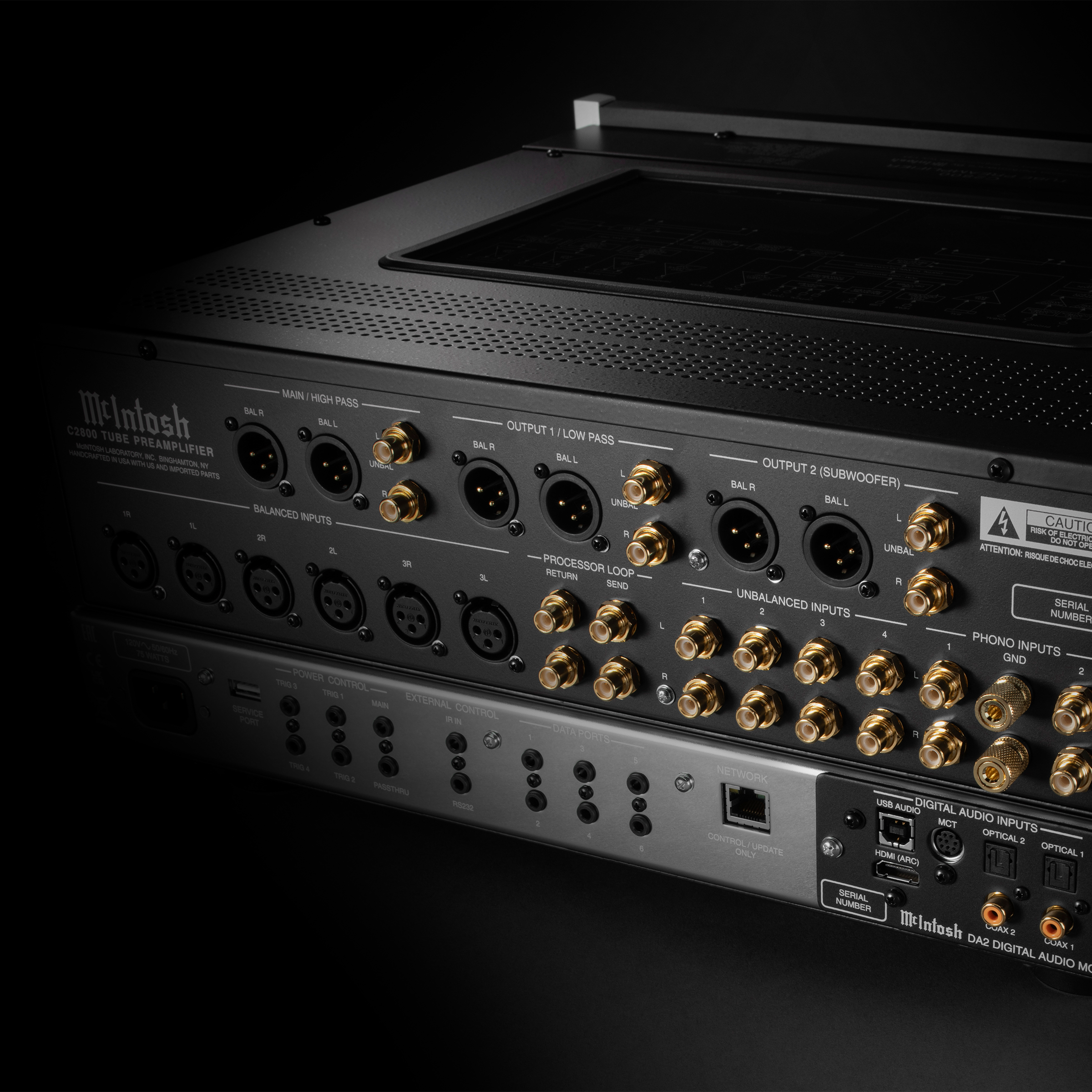 McIntosh C2800 2-Channel Vacuum Tube Preamplifier