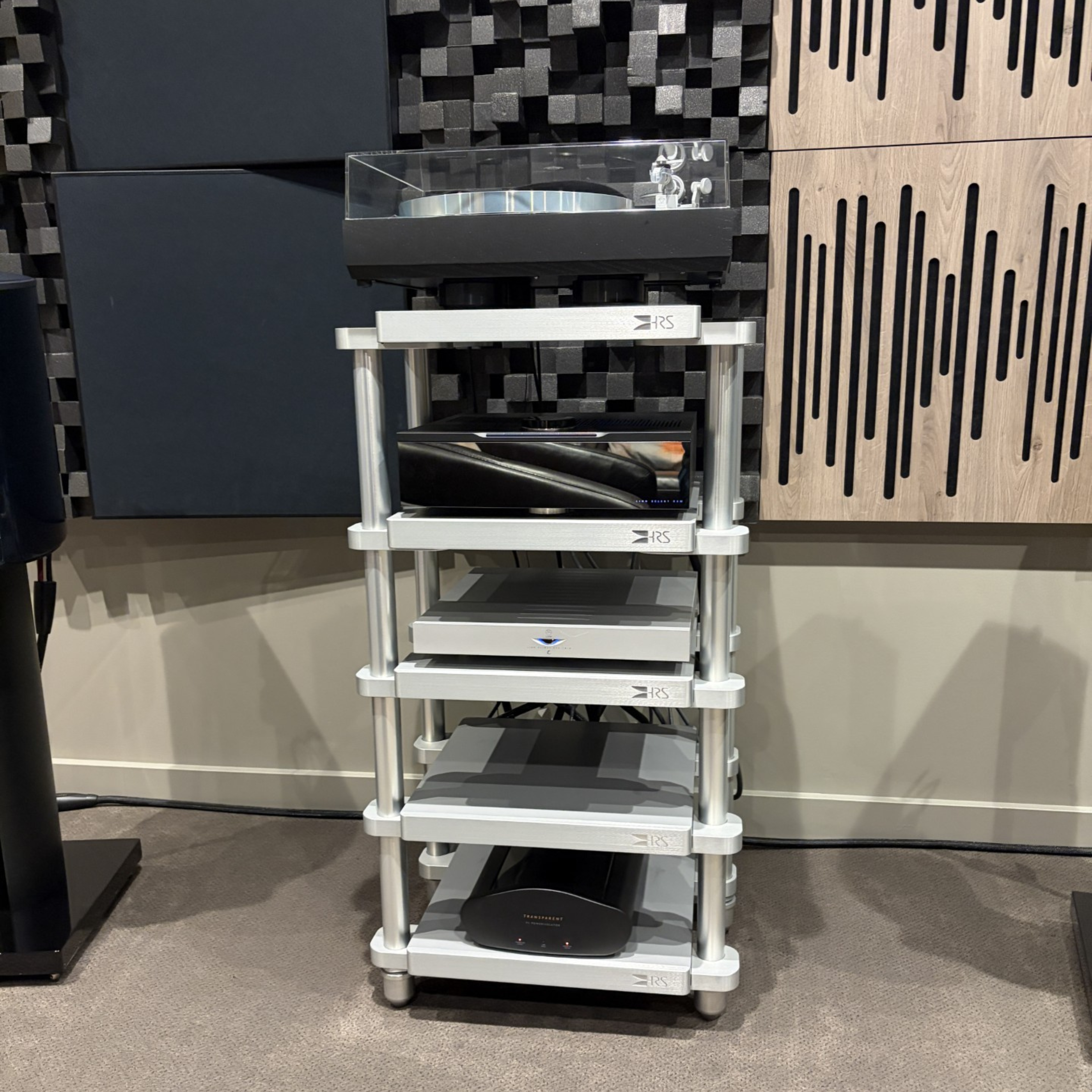Pre-owned HRS EXR Audio Stand System — Linn Sized, 5-Tier, Silver