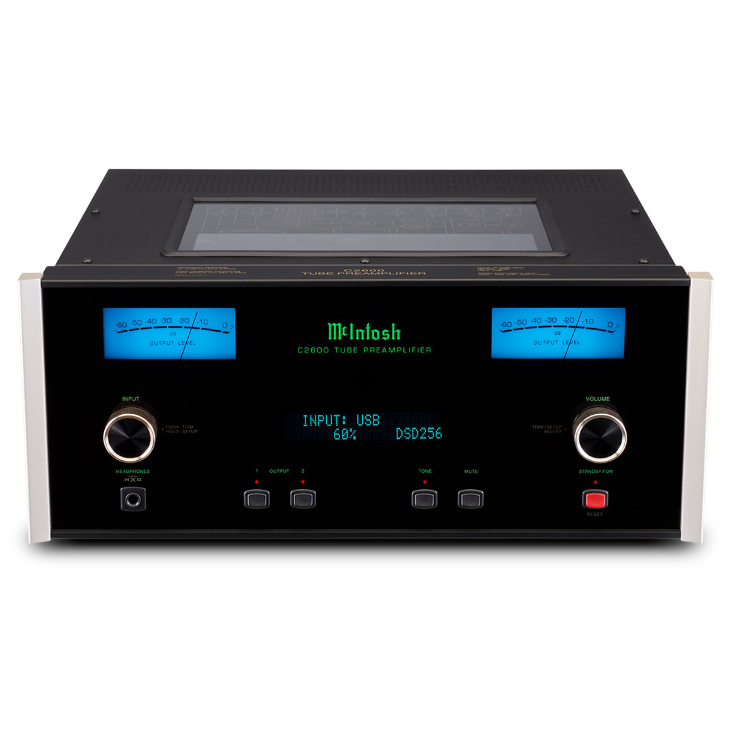 Pre-owned McIntosh C2600 2-Channel Vacuum Tube Preamplifier