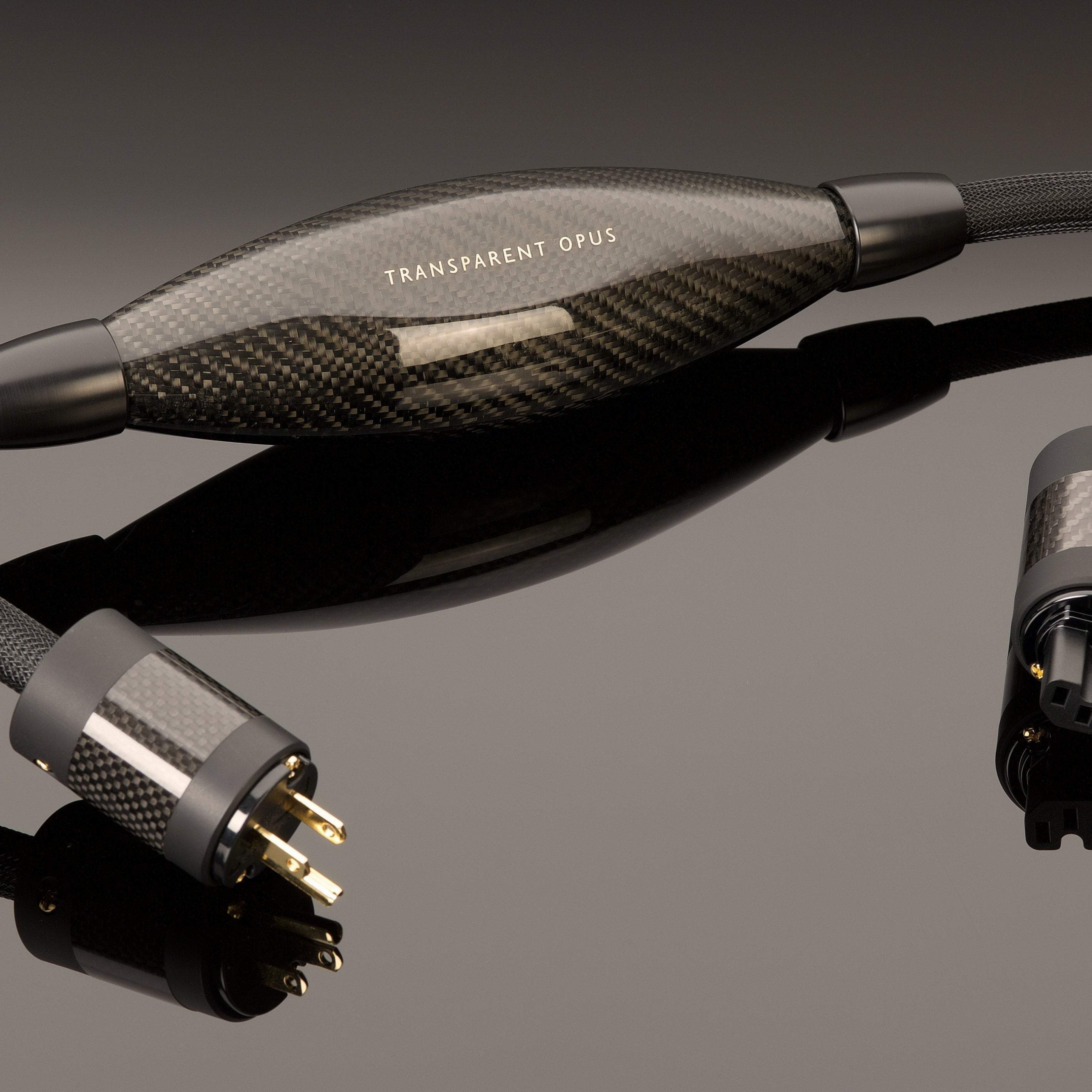 Pre-owned Transparent Opus Power Cord 3 meter