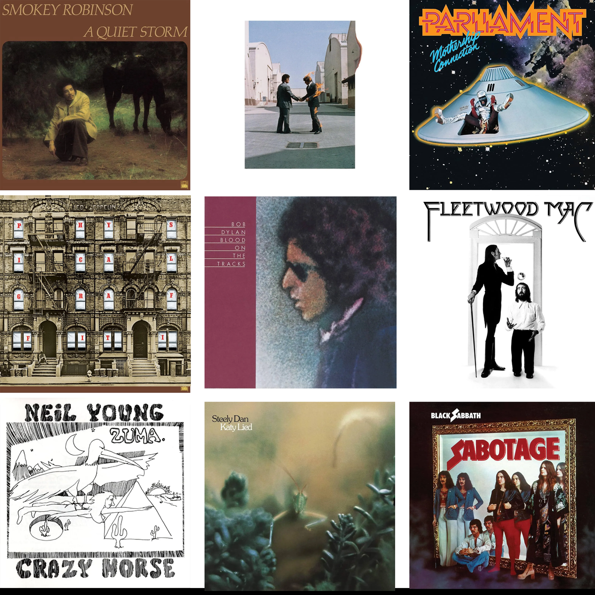 Celebrating the Iconic Albums of 1975 and 50 Years of Definitive ...