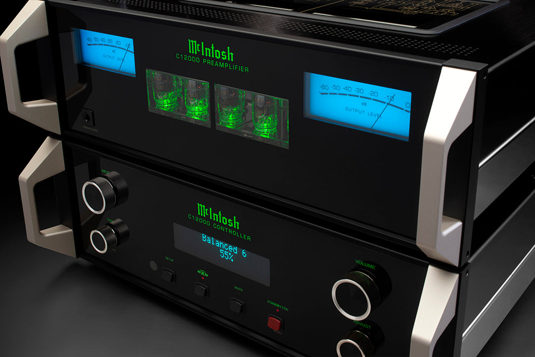 McIntosh C12000 2-Channel Solid State and Vacuum Tube Preamplifier