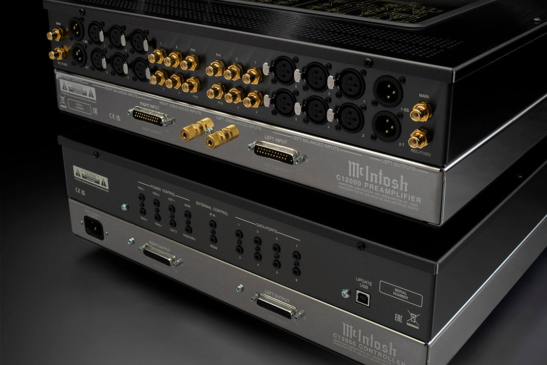 McIntosh C12000 2-Channel Solid State and Vacuum Tube Preamplifier