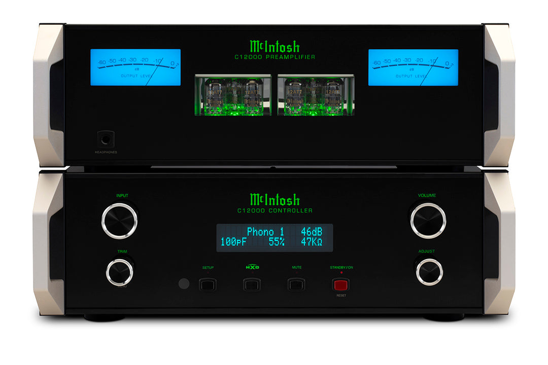 McIntosh C12000 2-Channel Solid State and Vacuum Tube Preamplifier