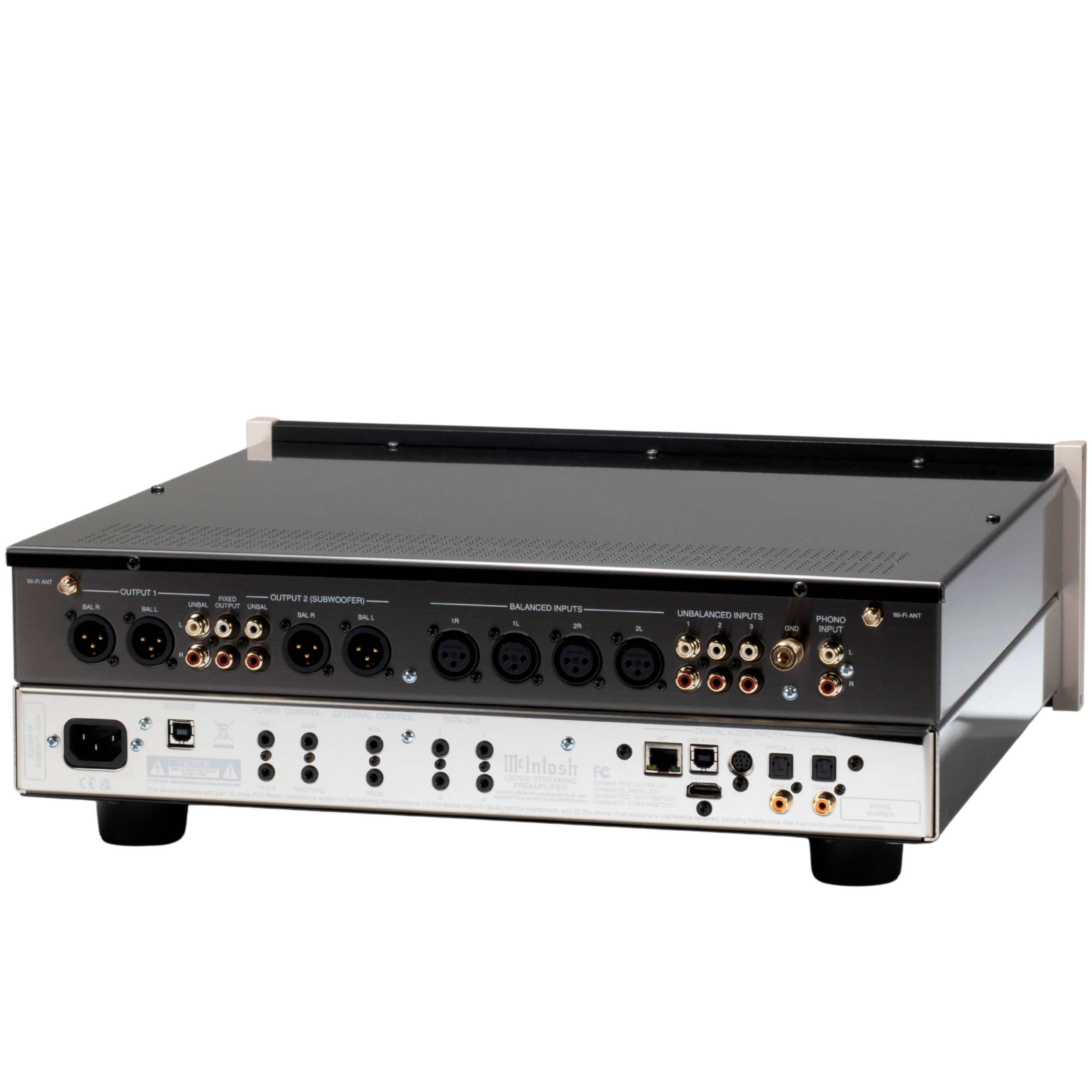 McIntosh CS7500 2-Channel Streaming Preamplifier
