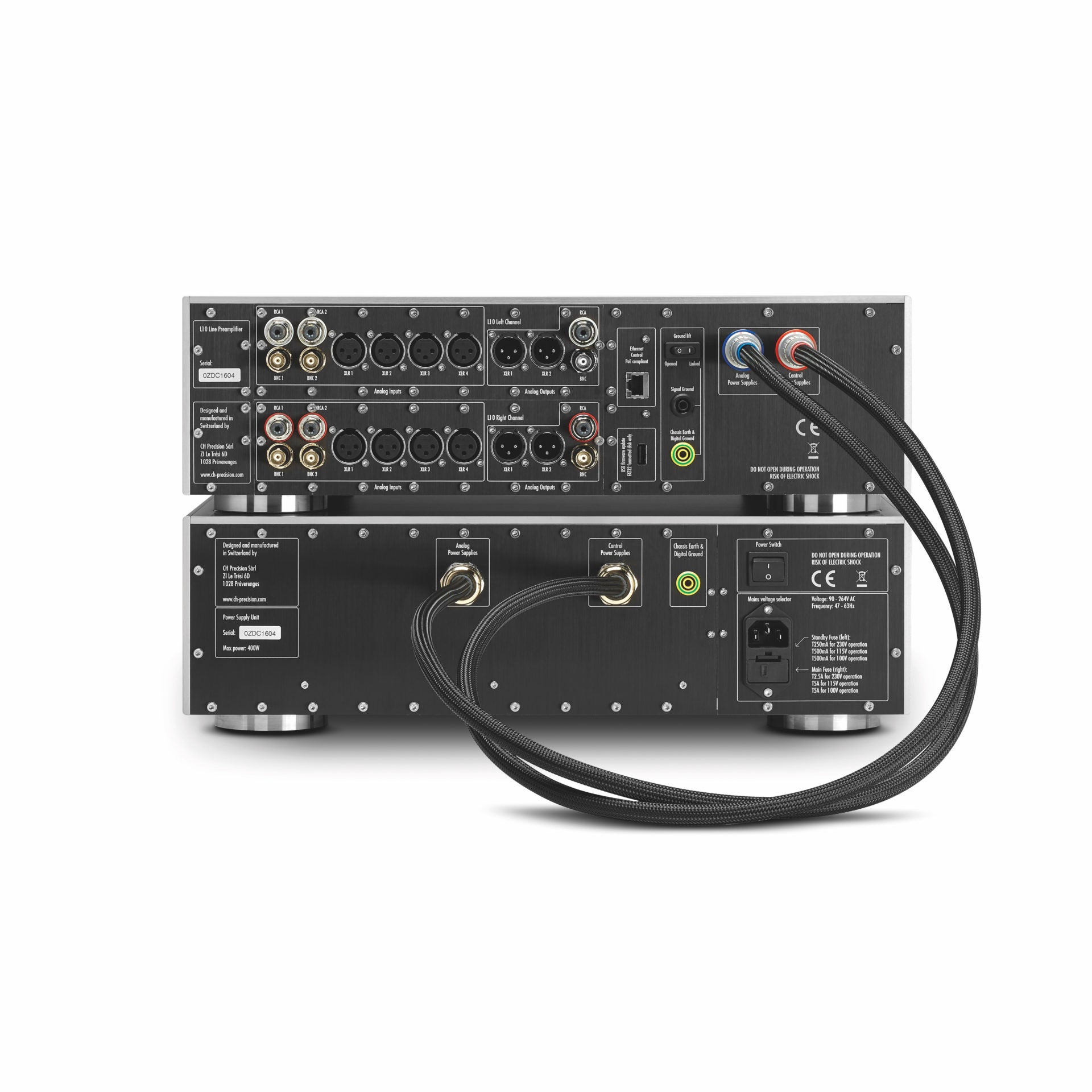 CH Precision L10 Dual Monaural Twin-Chassis Line Preamplifier