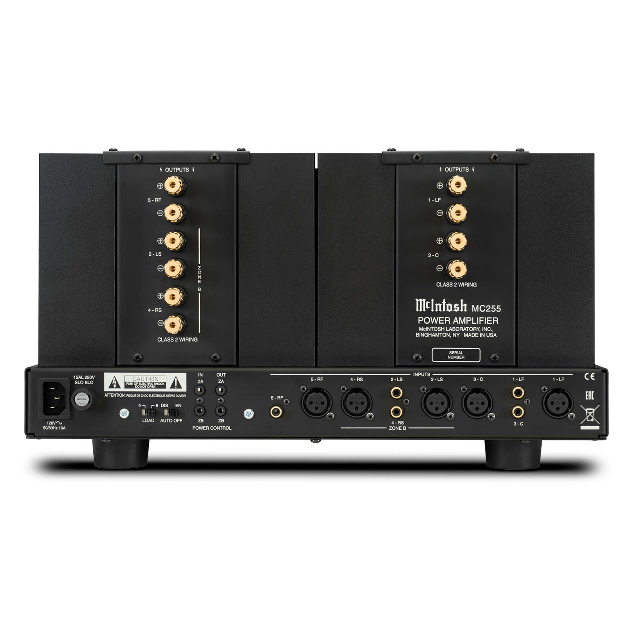 McIntosh MC255 5-Channel Solid State Amplifier